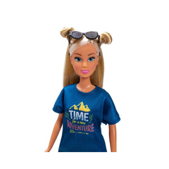 Simba - Poppen - Steffi Love Wandeldoll met Hond en Accessoires - 3 Jaar - Buitenavontuur