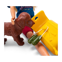 Simba - Poppen - Steffi Love Wandeldoll met Hond en Accessoires - 3 Jaar - Buitenavontuur