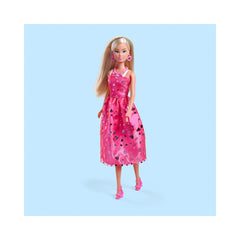 Simba - Dolls - Steffi Love Pink Love Doll - Sparkly Heart Dress - 3+ Years