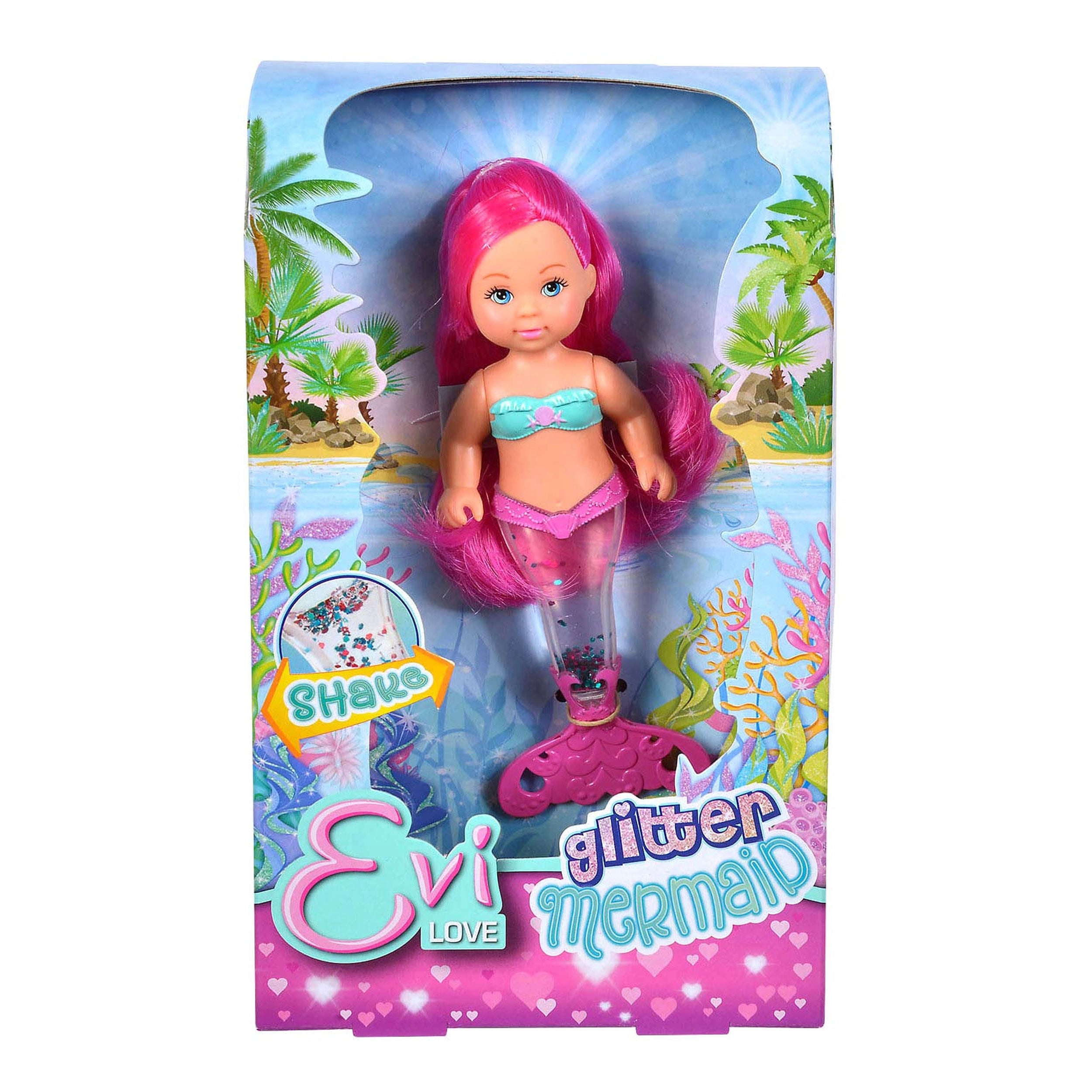 Simba - Evi LOVE Glitter Zeemeermin - Poppen, Speelsets & Speelgoedfiguren