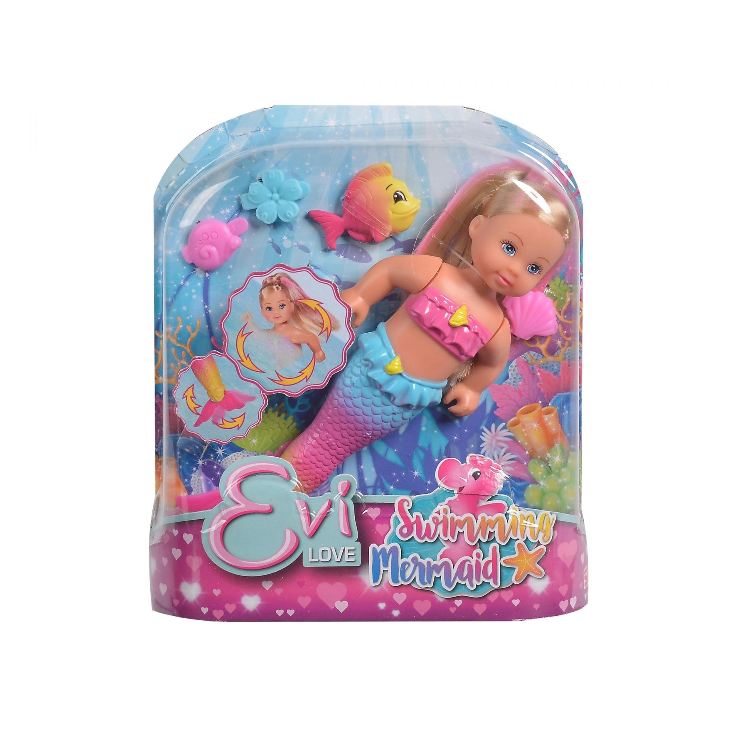 Simba - Evi LOVE Zwemmer Zeemeermin - Poppen, Speelsets & Speelgoedfiguren
