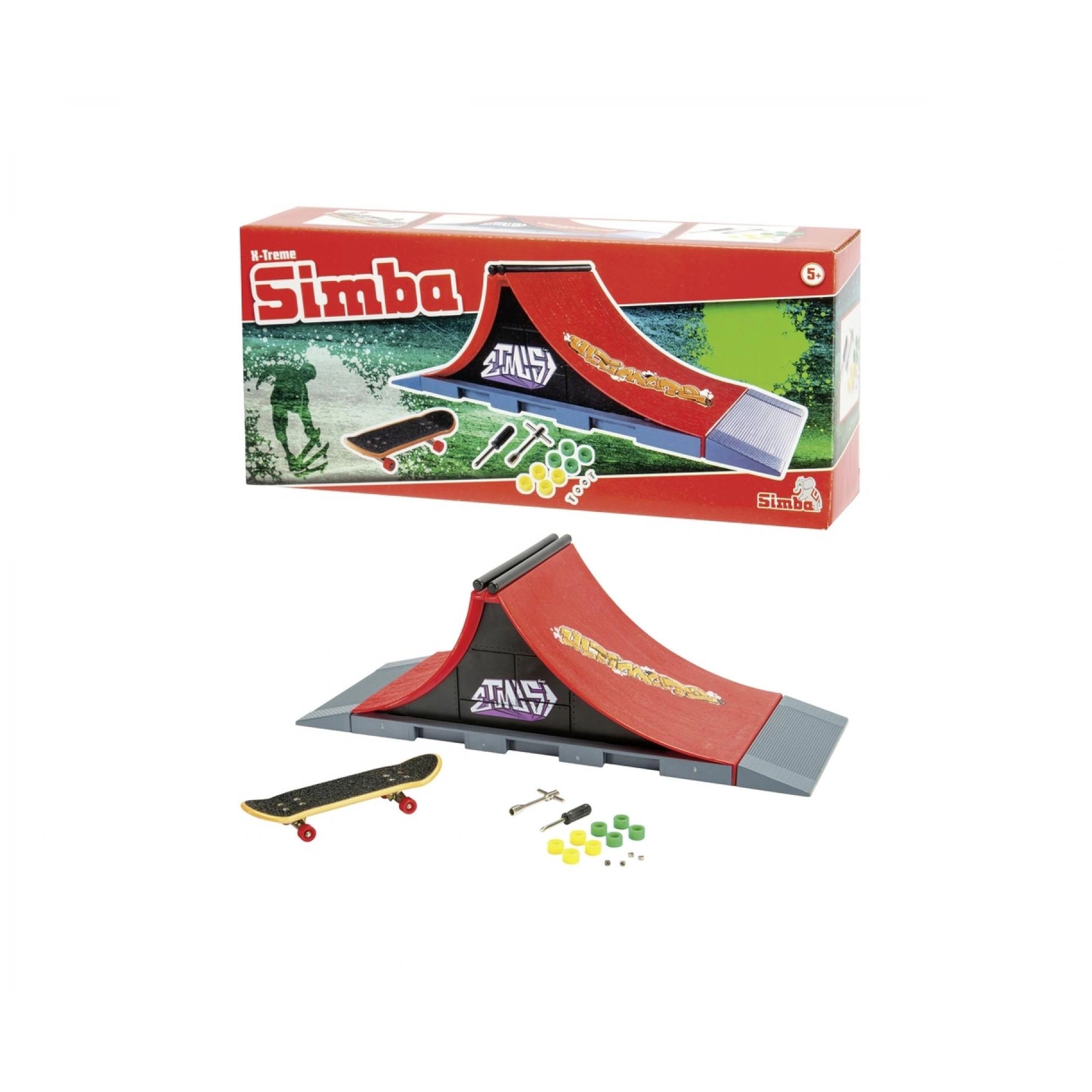 Simba - Finger Skateboard Ramp Ultimate - Toy Playsets