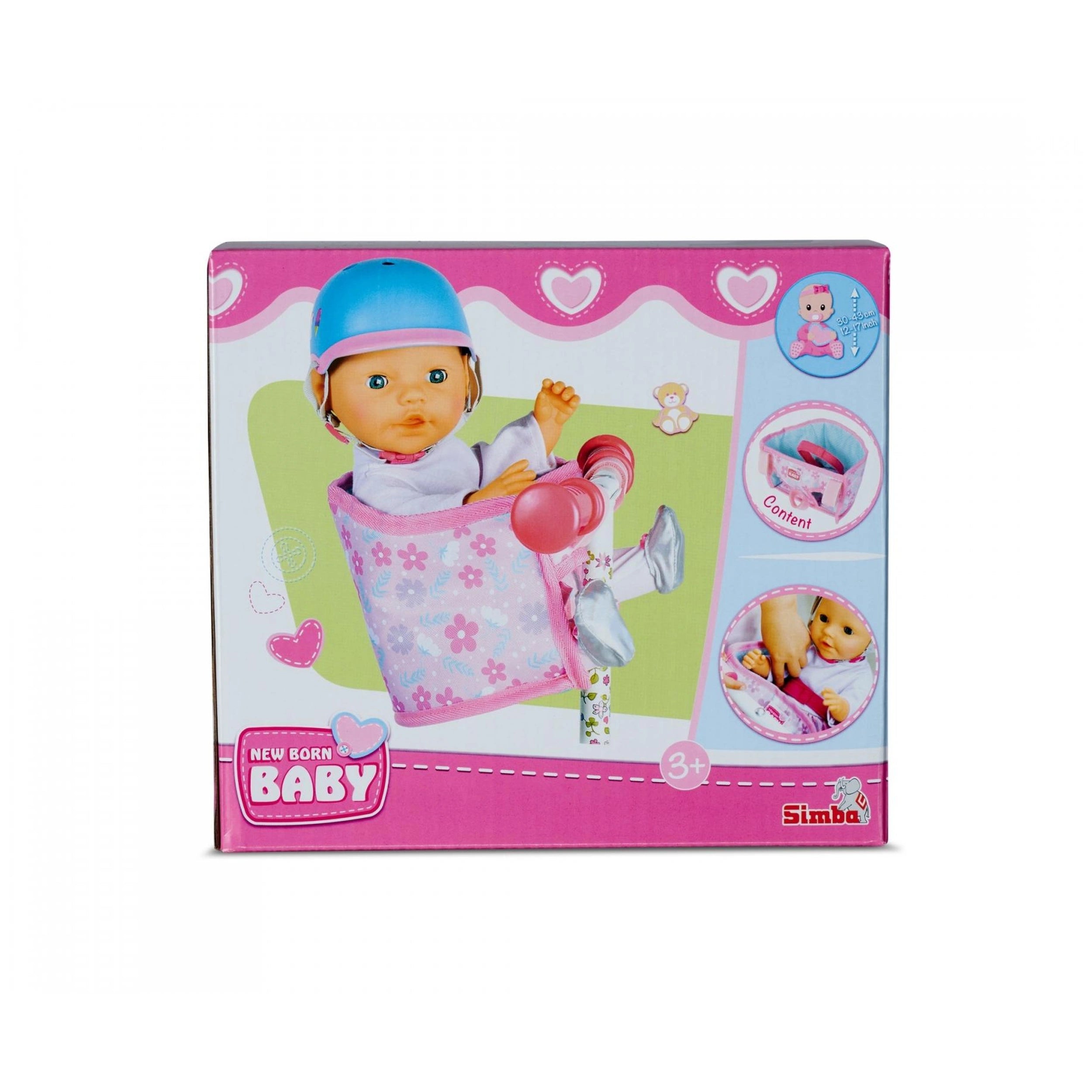 Simba - Nieuwe Geboorte Fietsstoel voor Poppen - Poppen, Speelsets & Speelfiguren