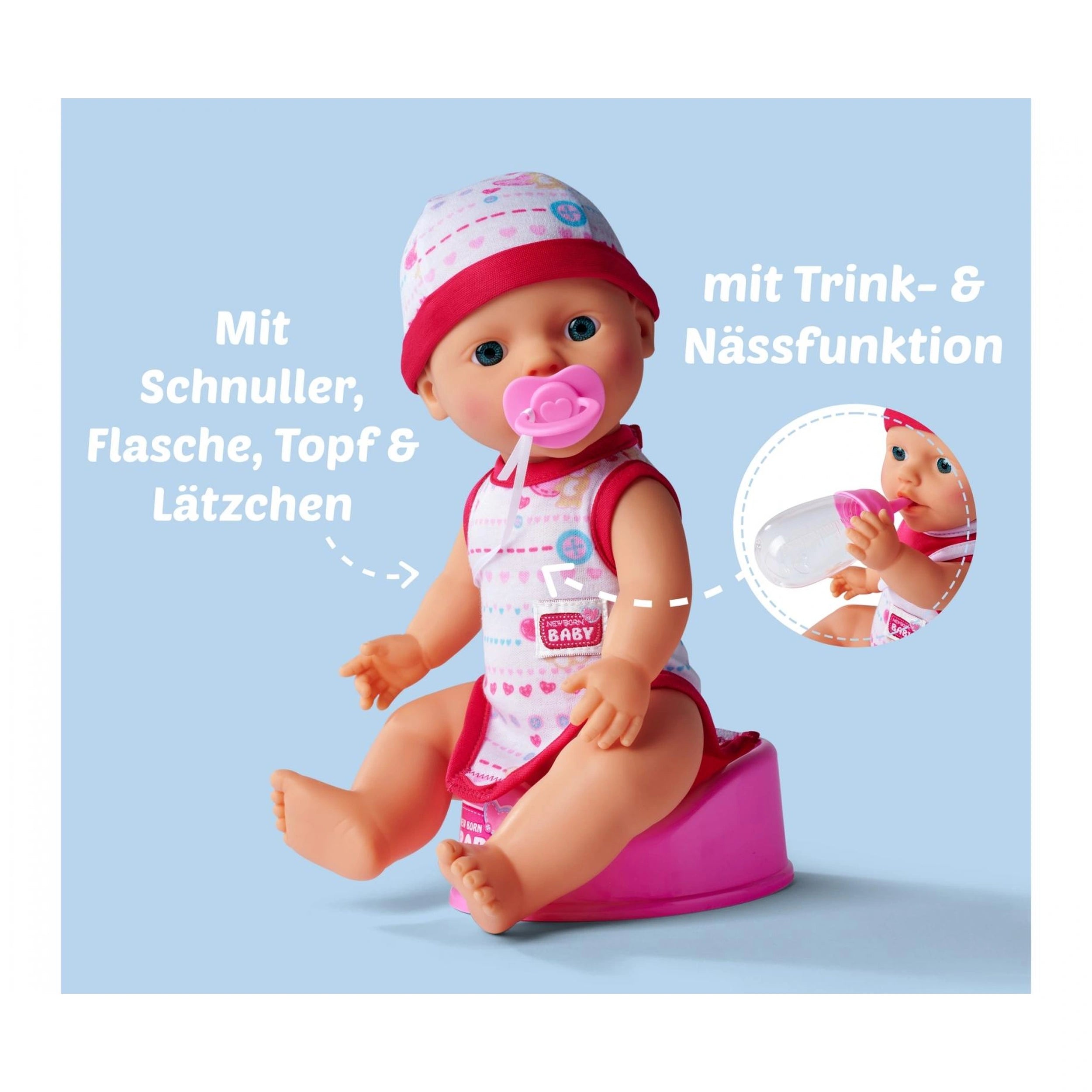 Simba - New Born Baby Darling, 2-ass. - Poppen, Speelsets & Speelfiguren