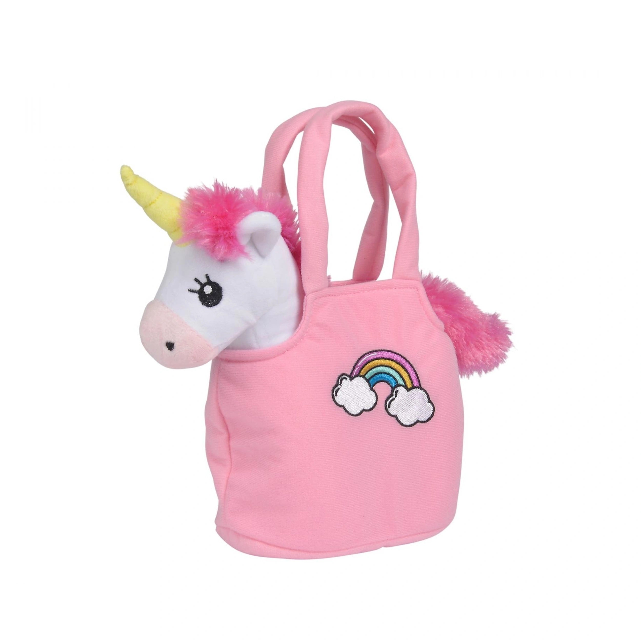Simba - Steffi LOVE Girls Unicorn in Bag - Stuffed Animals
