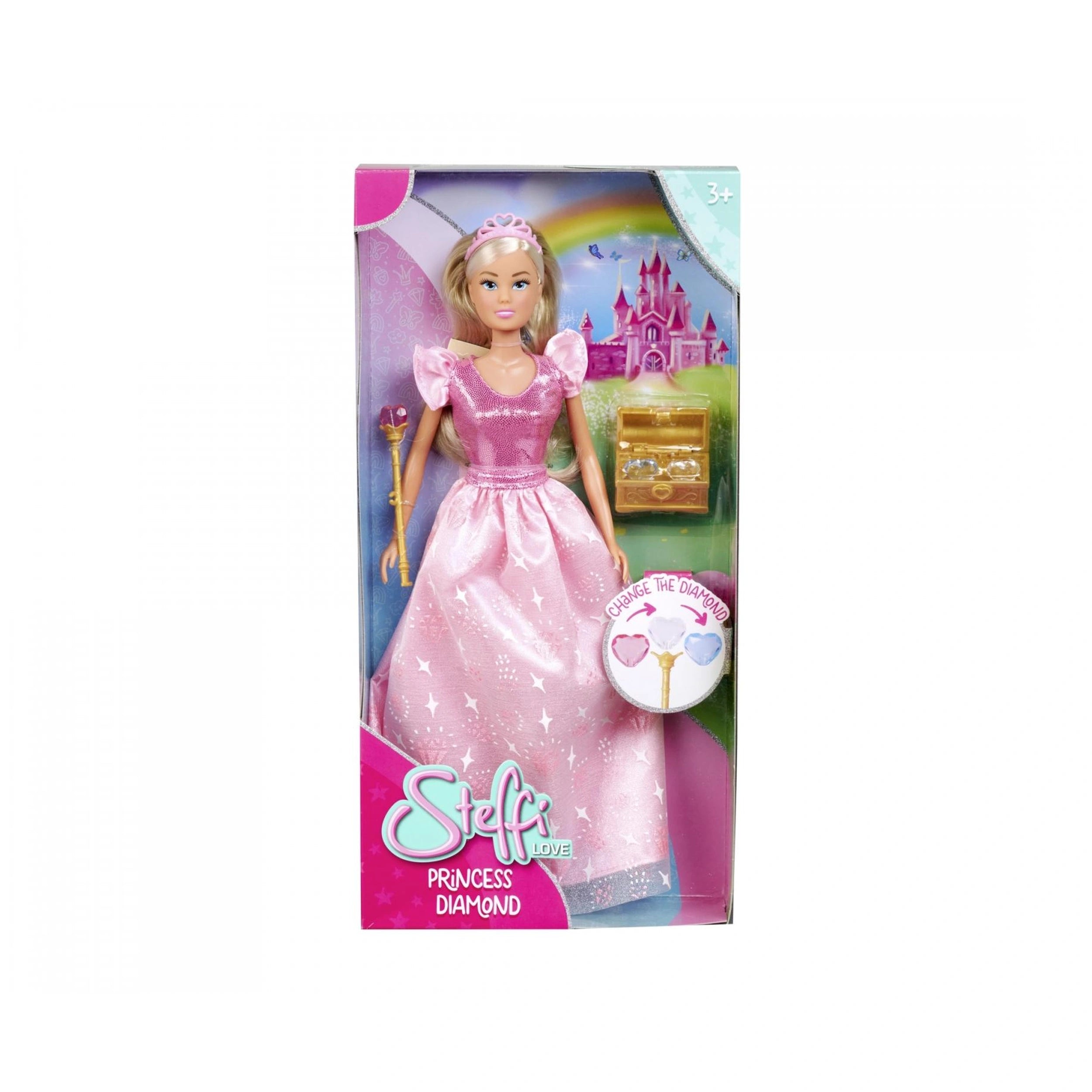 Simba - Steffi LOVE Prinsespop met Schatkist - Poppen Speelsets & Speelgoedfiguren