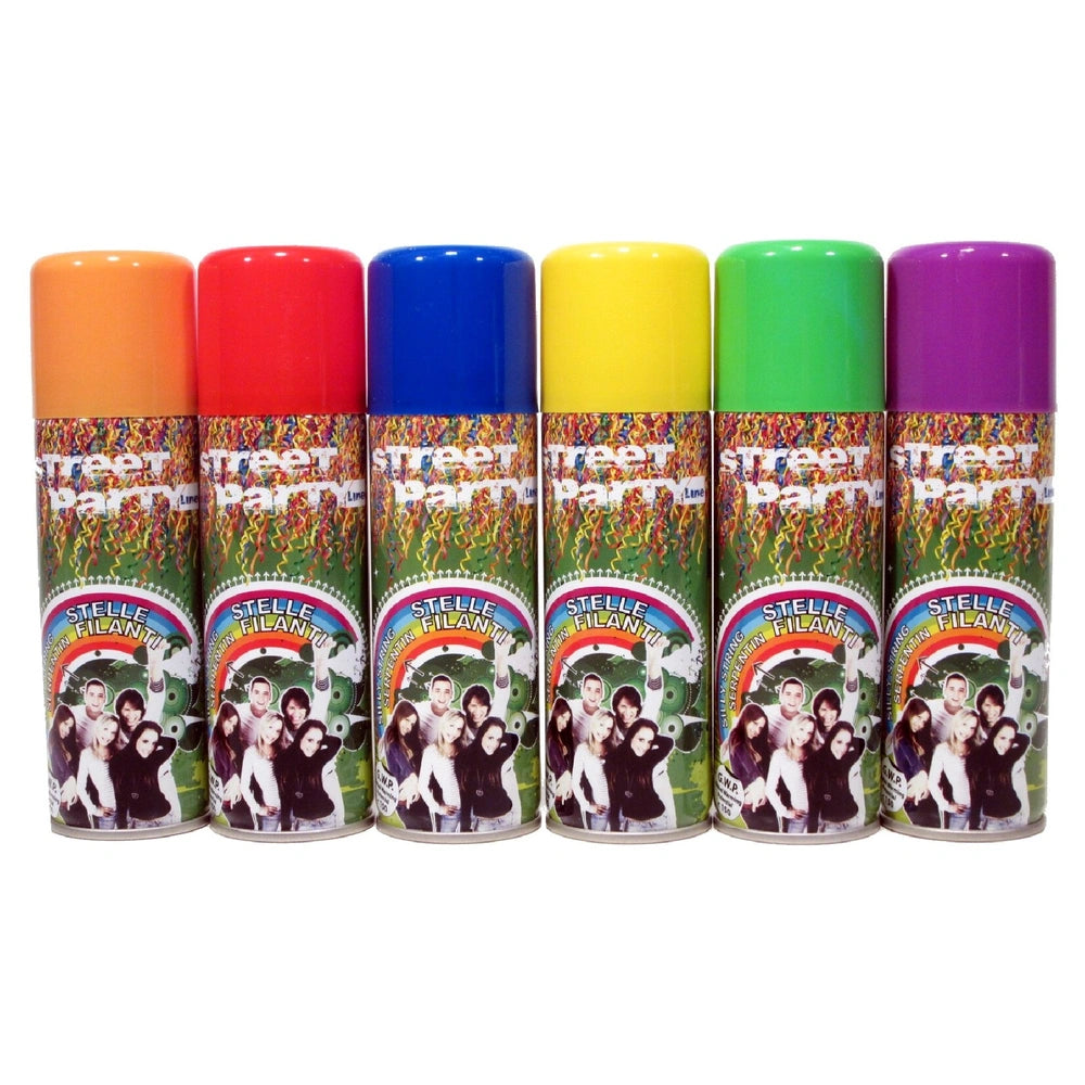 Solchim - Verkleed- en rollenspel - Street Party Silly String Spray Set - 14+ Jaar
