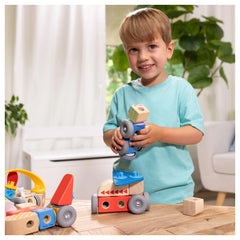 Spin Master - Melissa & Doug Blockables Voertuigen Set - Sorteren & Stapelen - 2 Jaar - 58100553