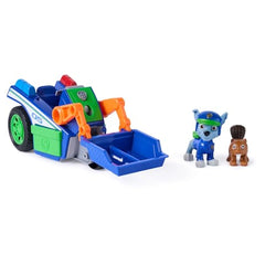 PAW Patrol Search & Rescue – Rocky en recyclingwagen met terugtrekmotor