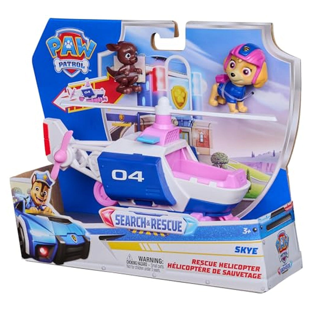 PAW Patrol Search & Rescue – Skye en helikopter met terugtrekmotor