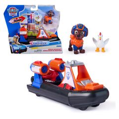 PAW Patrol Search & Rescue – Zuma en hovercraft met terugtrekmotor