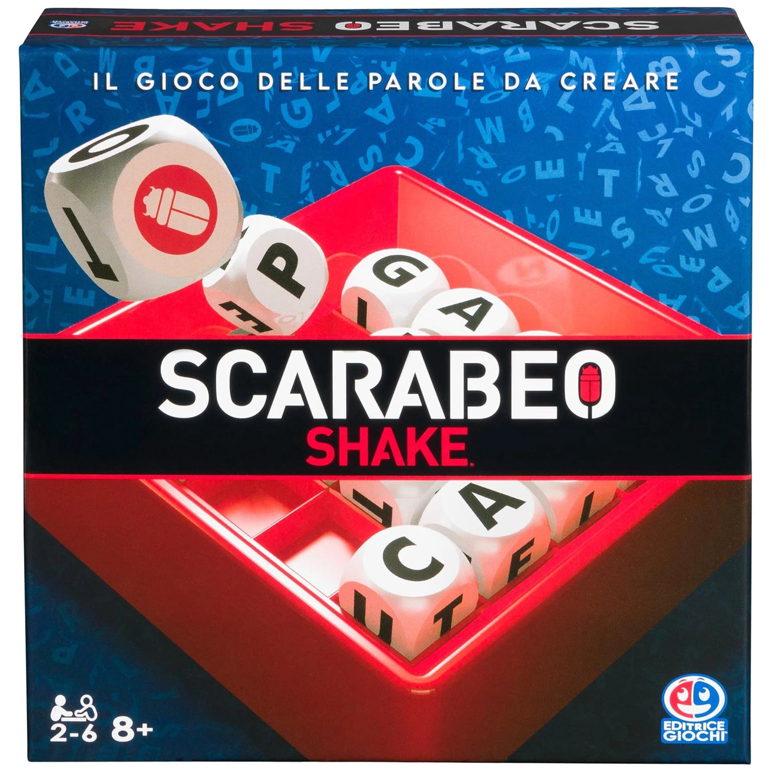 Spin Master - Scarabeo Shake Bordspel Set - Italiaanse Editie