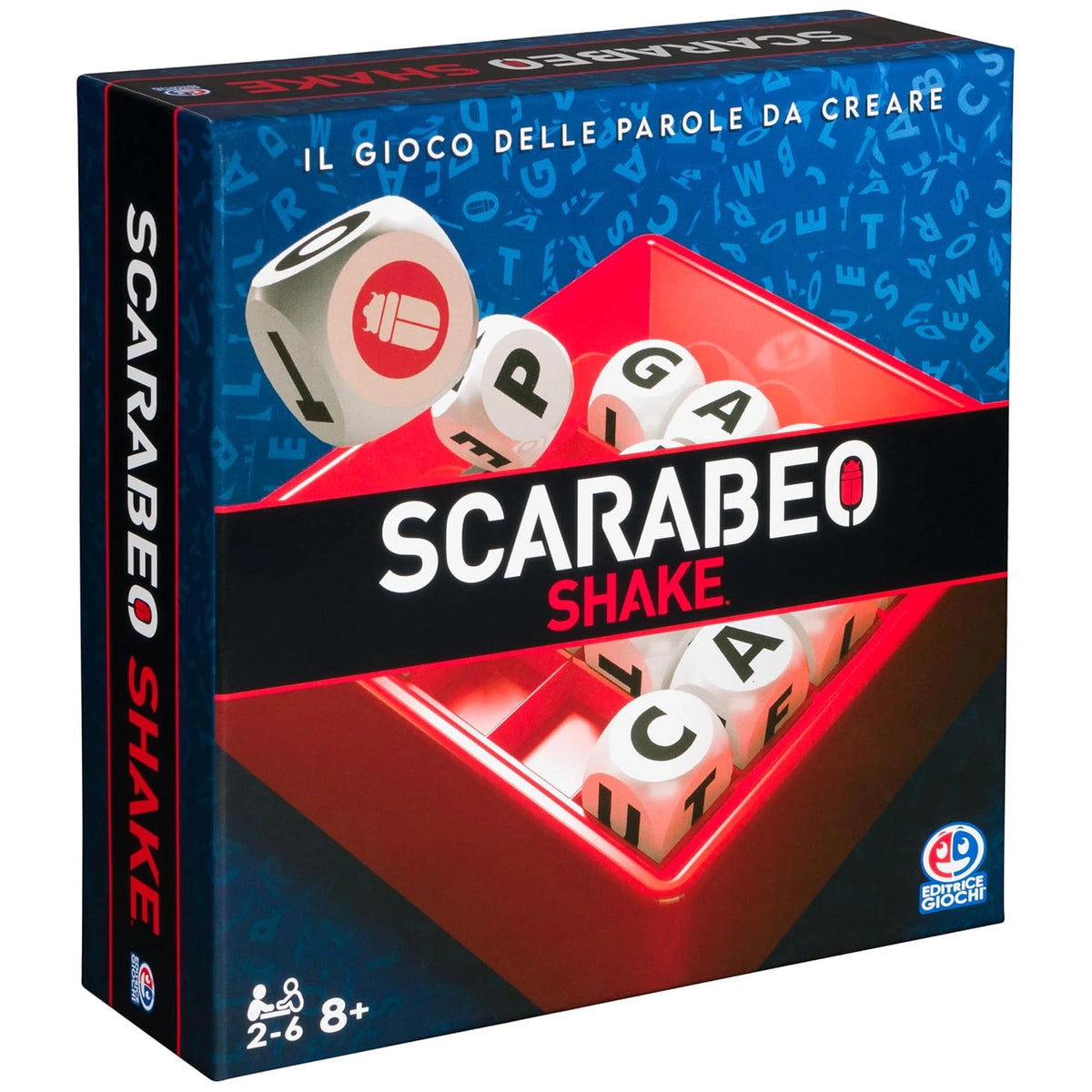 Spin Master - Scarabeo Shake Bordspel Set - Italiaanse Editie