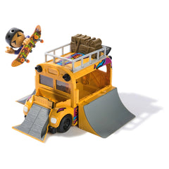 Spin Master - Tech Deck Sk8 Crew - Ultra Sk8 Bus 2-in-1 Transformable Skatepark Playset