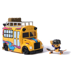 Spin Master - Tech Deck Sk8 Crew - Ultra Sk8 Bus 2-in-1 Transformable Skatepark Playset