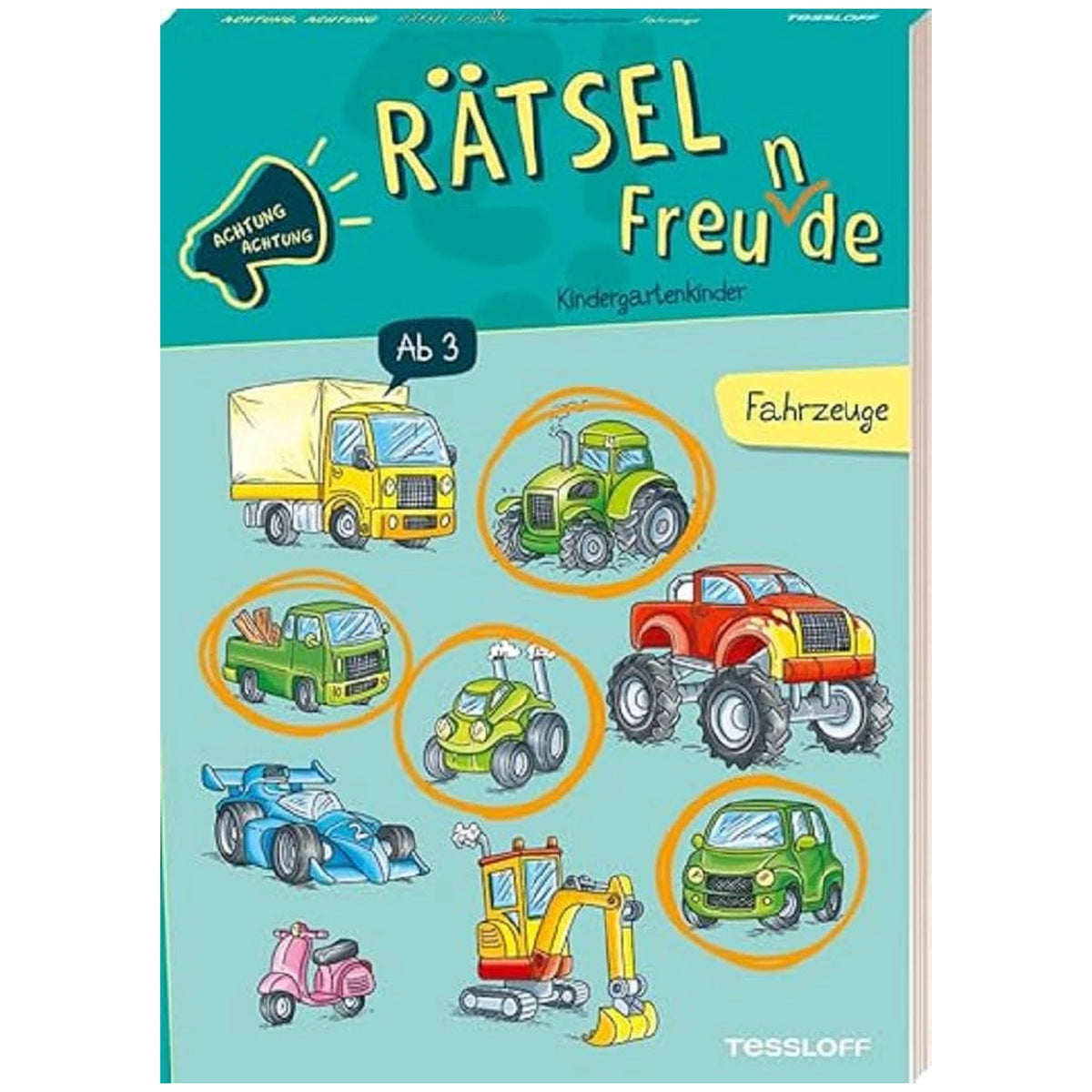 TESSLOFF - Achtung-Achtung-Rätselboek - Educatief Speelgoed - Duitse Editie