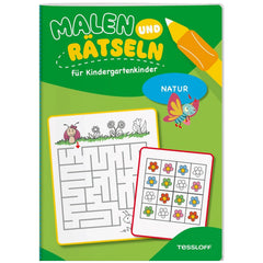 TESSLOFF - Kleur- en puzzelboek voor kleuters - Educatief speelgoed - Duitse editie
