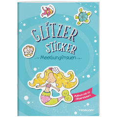 TESSLOFF - Glitter Sticker Coloring Book - Arts & Crafts - German Edition
