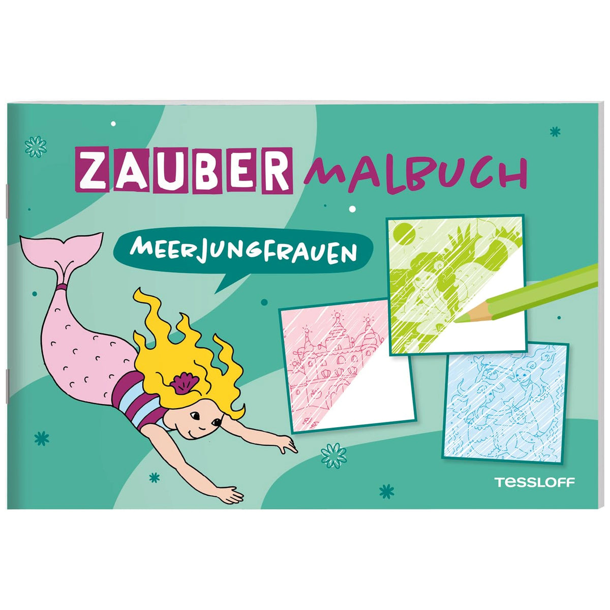 TESSLOFF - Magisch Kleurboek Zeemeerminnen - Kunst & Ambachten - Duitse Editie