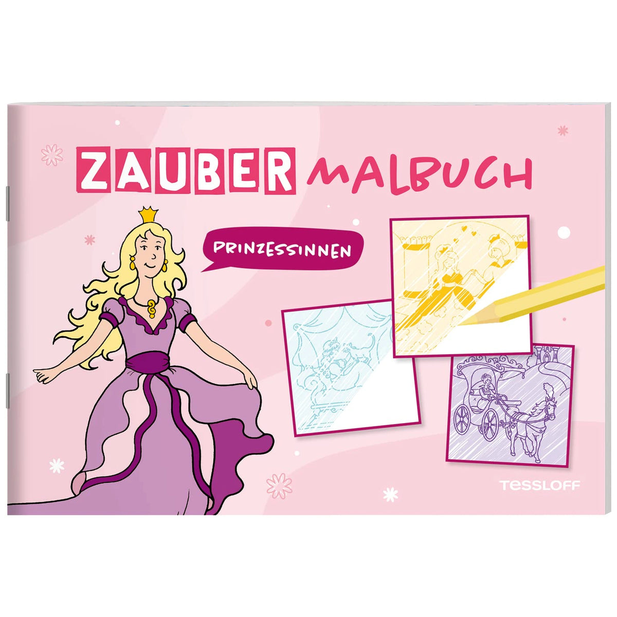 TESSLOFF - Magic Coloring Book Princesses - Arts & Crafts - German Edition