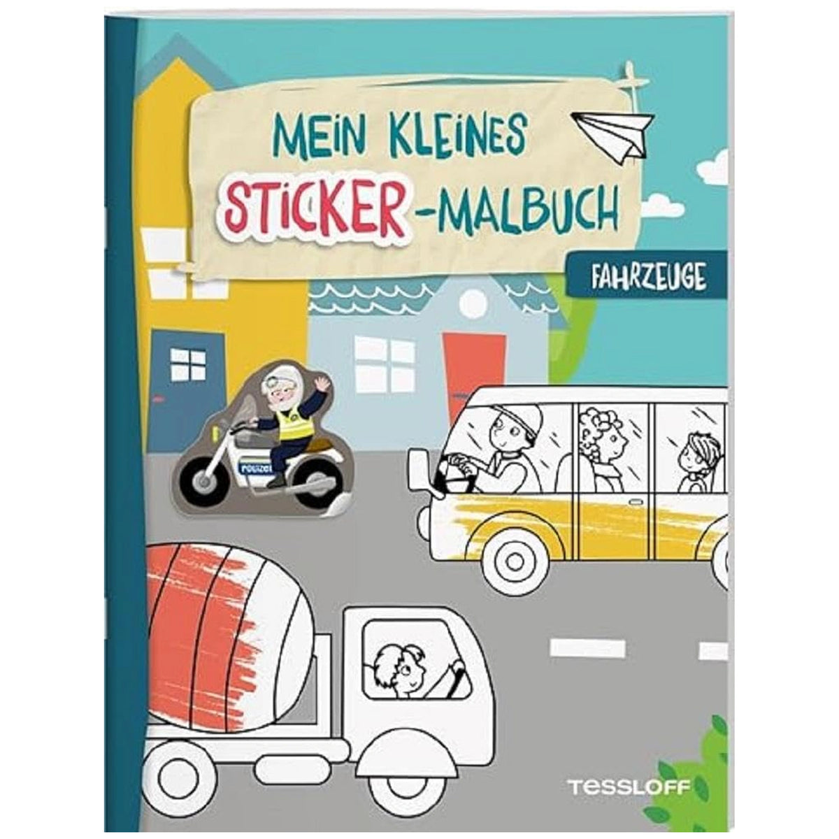 TESSLOFF - Mijn Kleine Sticker Kleurboek - Kunst & Ambachten - Duitse Editie