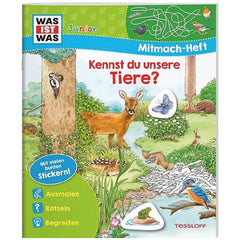 TESSLOFF - WAS IST WAS Junior Activiteitenboek - Educatief Speelgoed - Duitse Editie