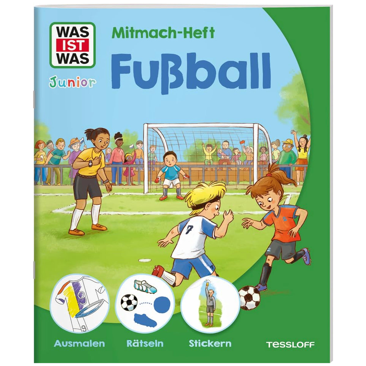 TESSLOFF - WAS IST WAS Junior Voetbal Activiteitenboek - Boeken - Duitse Editie