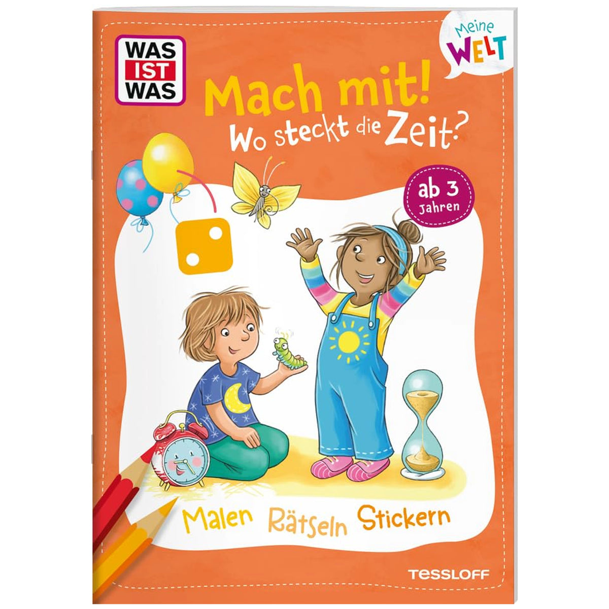 TESSLOFF - WAS IST WAS Mijn Wereld Doe Mee Waar Zit de Tijd - Educatief Speelgoed - Nederlandse Editie