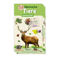 TROTSCH - Leerkaarten Inheemse Dieren Boeken - Duitse Editie