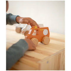 TRYCO - Wooden Game Fire Brigade - Push Pull Toys