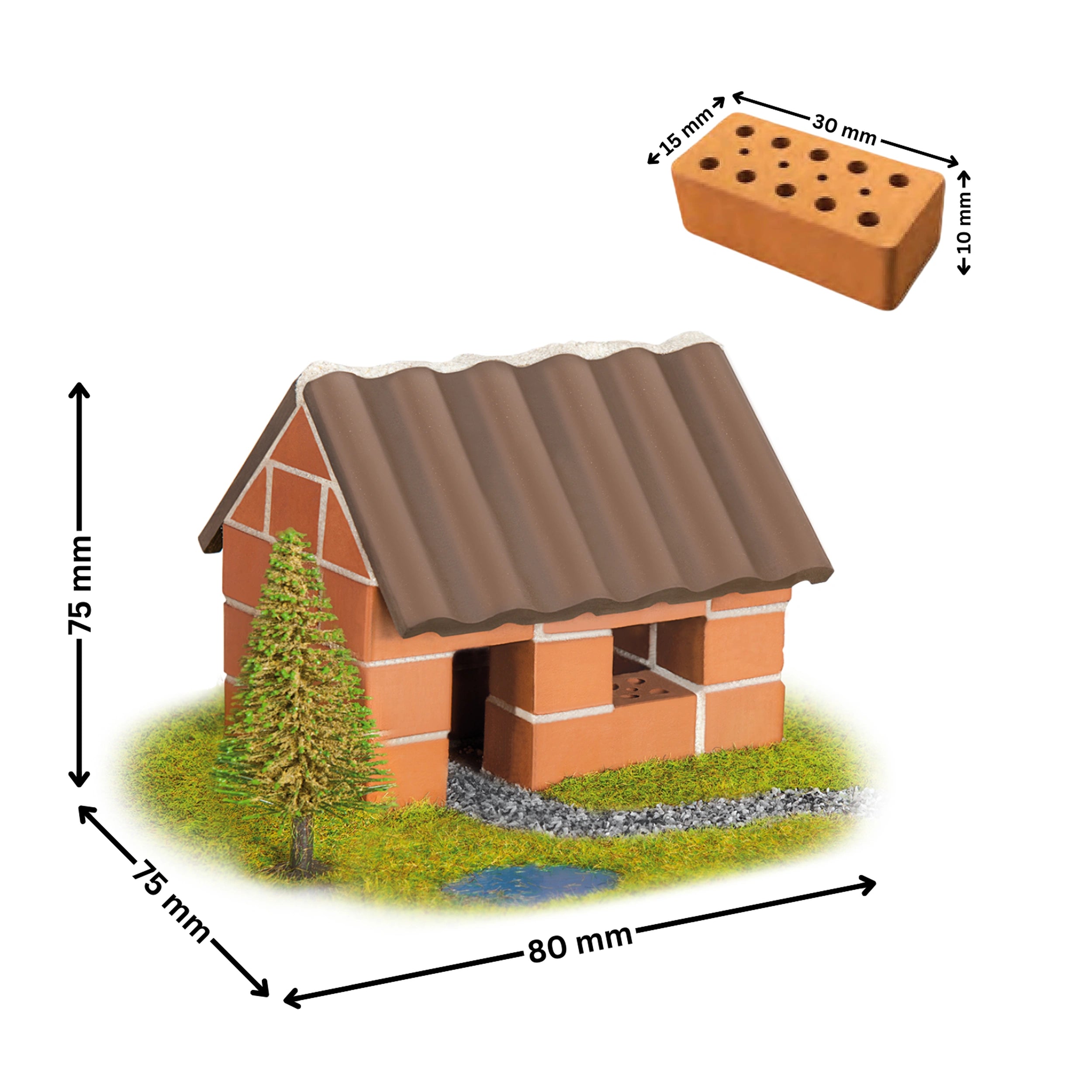 Teifoc - Small family home 32 Pcs - Arts & Crafts