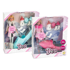 Teorema - Dolls - Dea Winter Adventure Doll with Snowmobile - 3 Years - Educational Play
