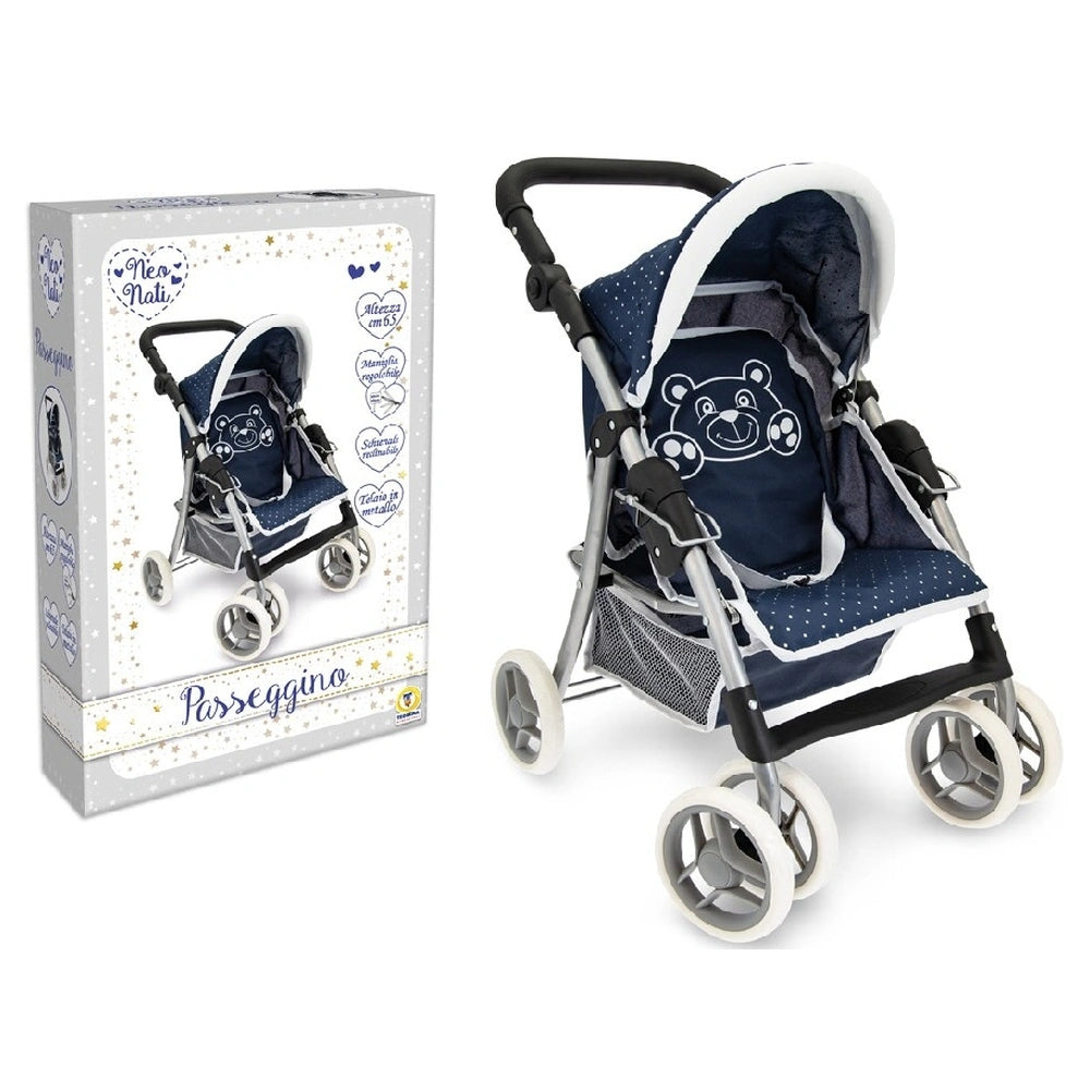 Teorema - Dolls Playsets - Deluxe Doll Stroller - Adjustable Handle - 3 Yrs