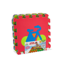 Teorema - Speelmatten en babygyms - Voertuig Puzzel Speelmat - Niet-toxisch - 0M+
