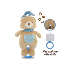 Teorema - Knuffels - GoGo Muzikale Teddybeer - Wasbaar - 0 Maanden - Slaaphelper
