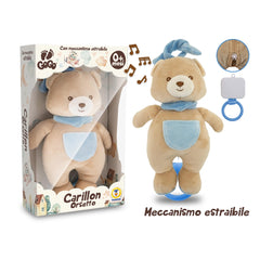 Teorema - Knuffels - GoGo Muzikale Teddybeer - Wasbaar - 0 Maanden - Slaaphelper