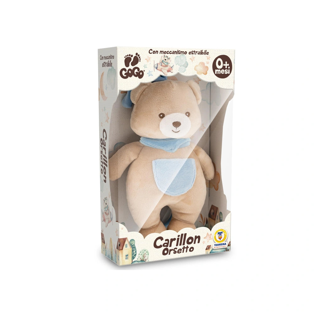 Teorema - Knuffels - GoGo Muzikale Teddybeer - Wasbaar - 0 Maanden - Slaaphelper