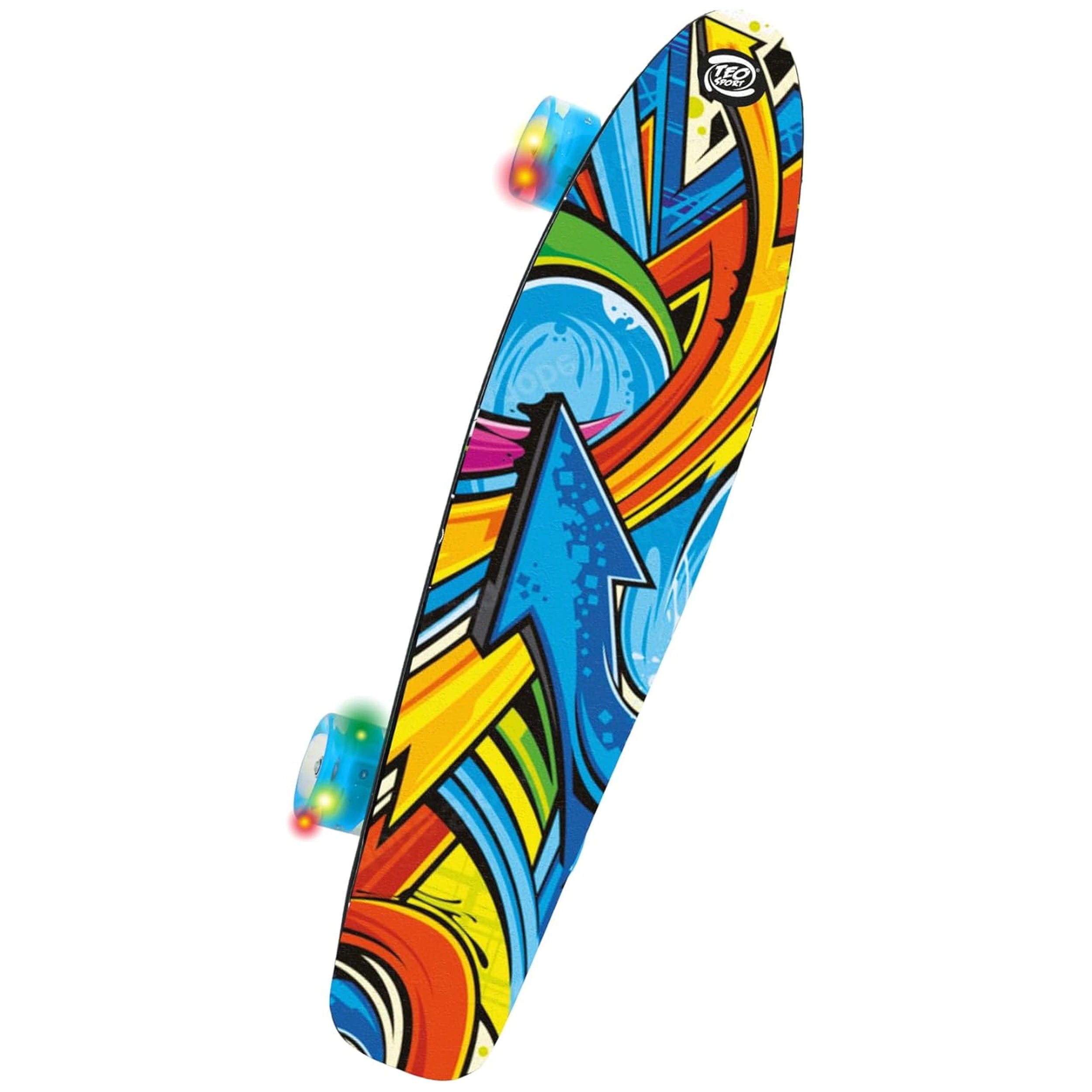 Teorema - Teo Sport LED Light Up Mini Cruiser Skateboard - Outdoor Play Equipment