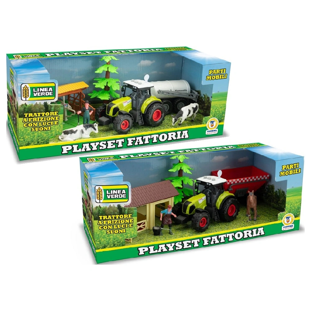 Teorema - Speelsets - Interactieve Boerderij Speelset - Wrijving Tractor - 3 Jaar