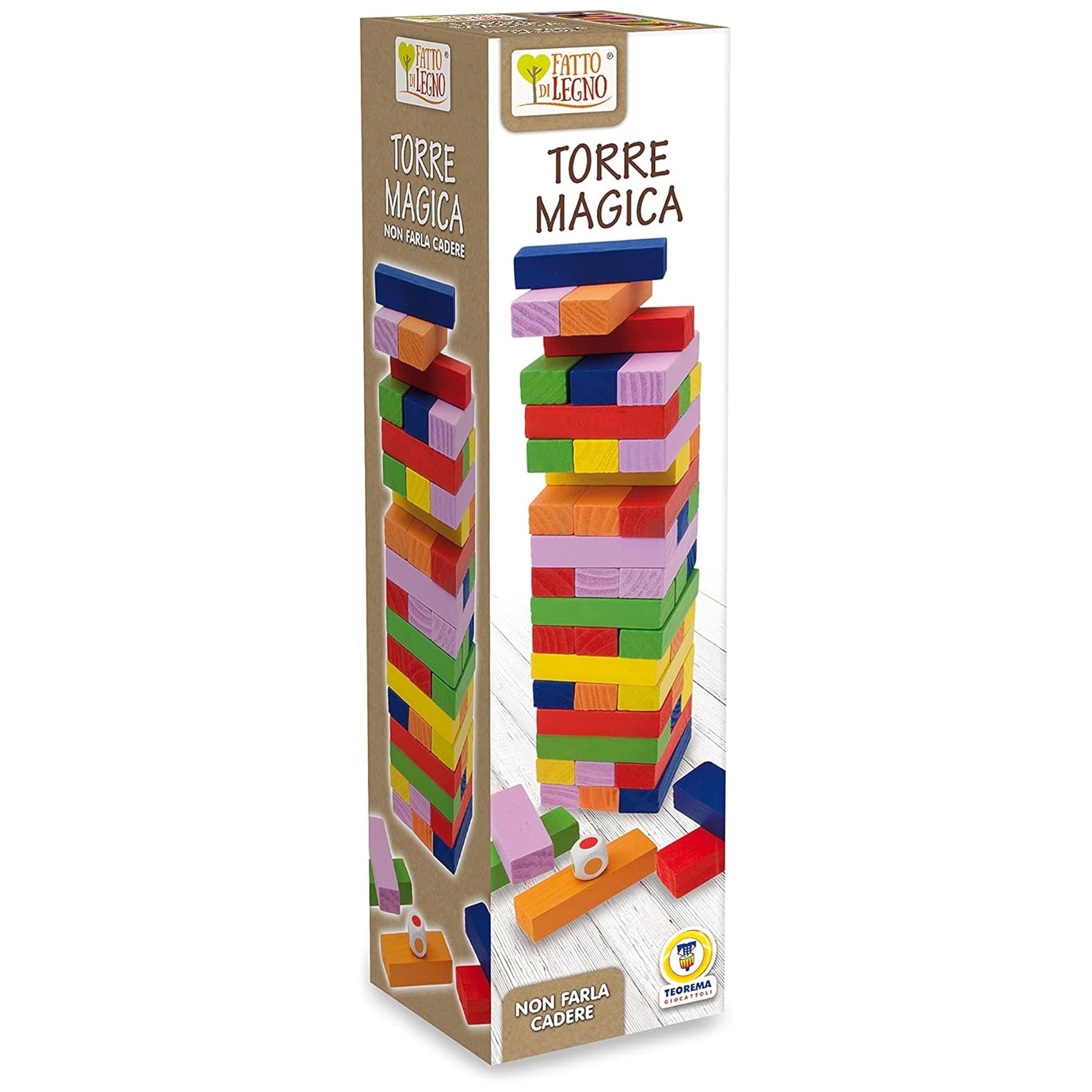 Teorema - Houten Magische Gekleurde Toren - Bordspellen