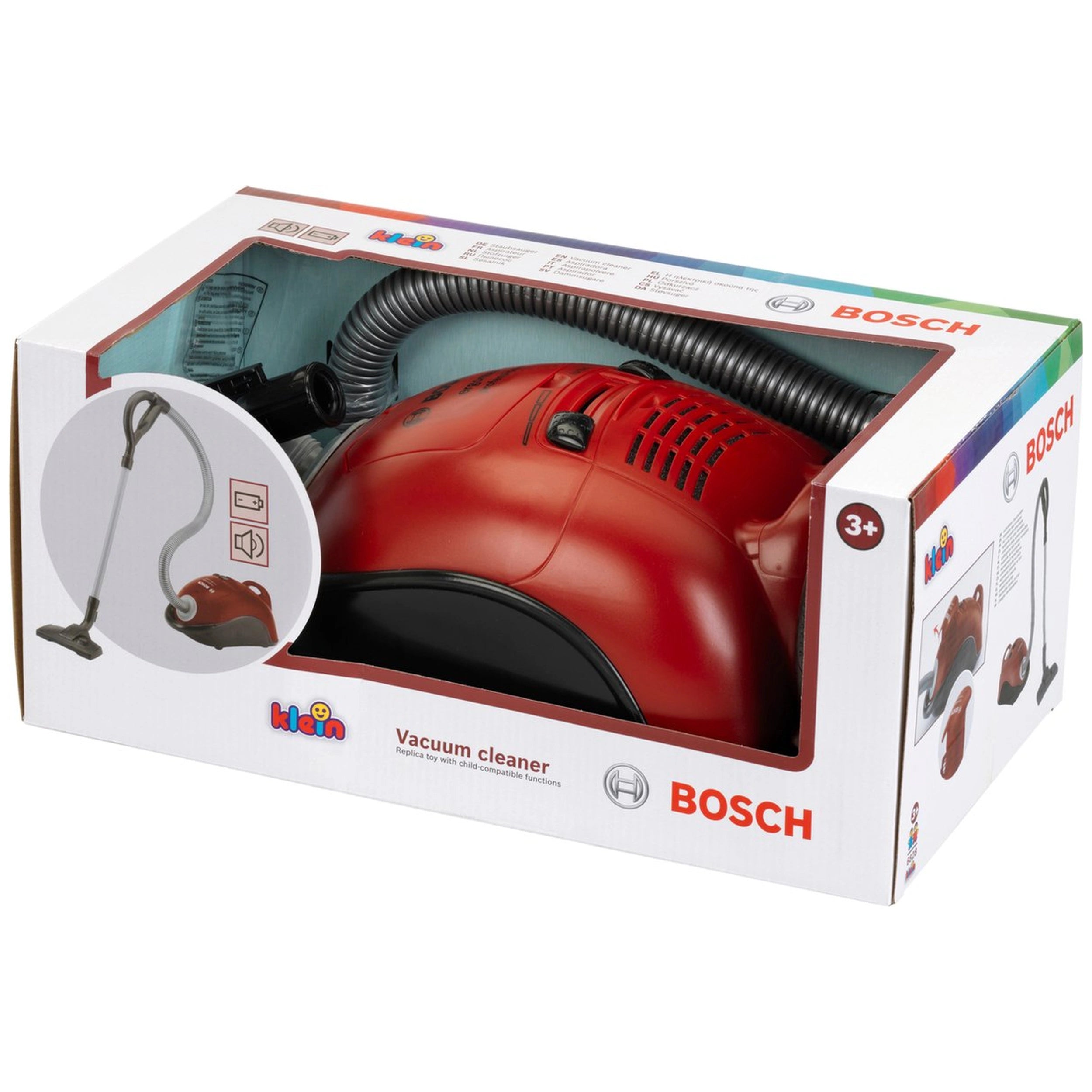 Theo Klein - Bosch - Stofzuiger Rood - Doen alsof Beroepen en Rollenspellen