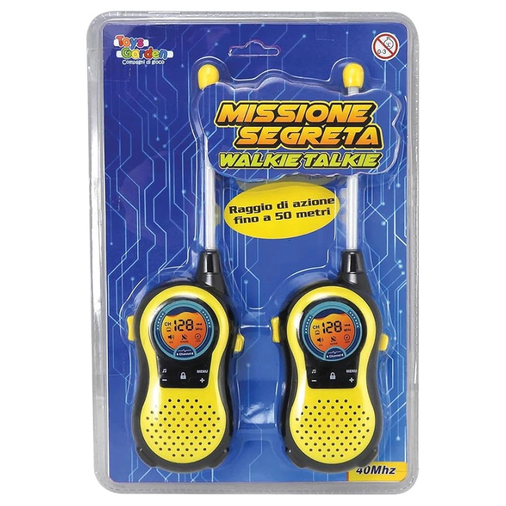 Toys Garden - Buitenspeelgoed - Missione Segreta Walkie Talkie - 50m Bereik - 3+ Jaar