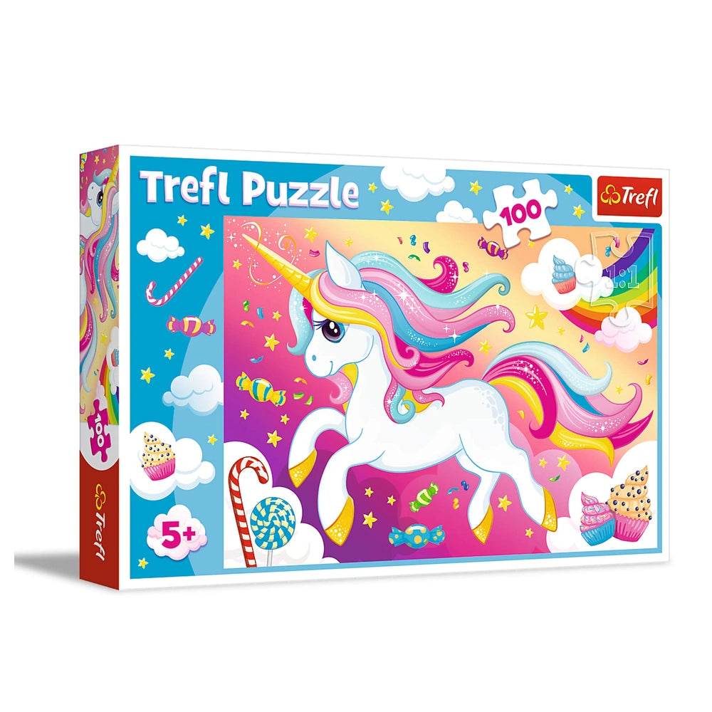 Trefl - 100 Stukjes Puzzel - Mooie Eenhoorn - Puzzels - 5 - TRF16386