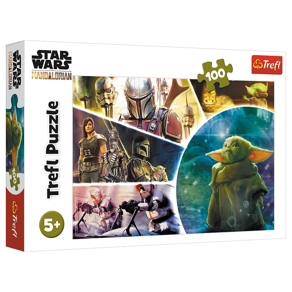 Trefl - 100 Piece Puzzle - The Mandalorian The Child - Puzzles Age +5 - TRF16413