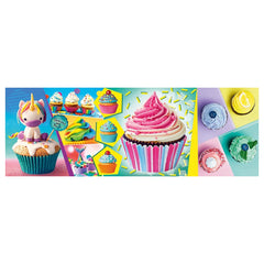 Trefl - 1000 Stuk Panorama Puzzel - Kleurrijke Cupcakes - 14+ - TRF29045
