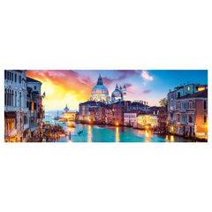 Trefl - 1000 Piece Panorama Puzzle - Grand Canal, Venice - Puzzles Age +14 - TRF29037