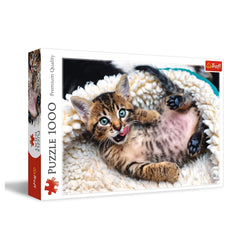Trefl - Cheerful Kitten - Puzzels - +14 - TRF10448