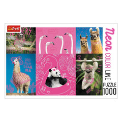 Trefl - Crazy Animals Neon - Puzzels - 14+ - TRF10594