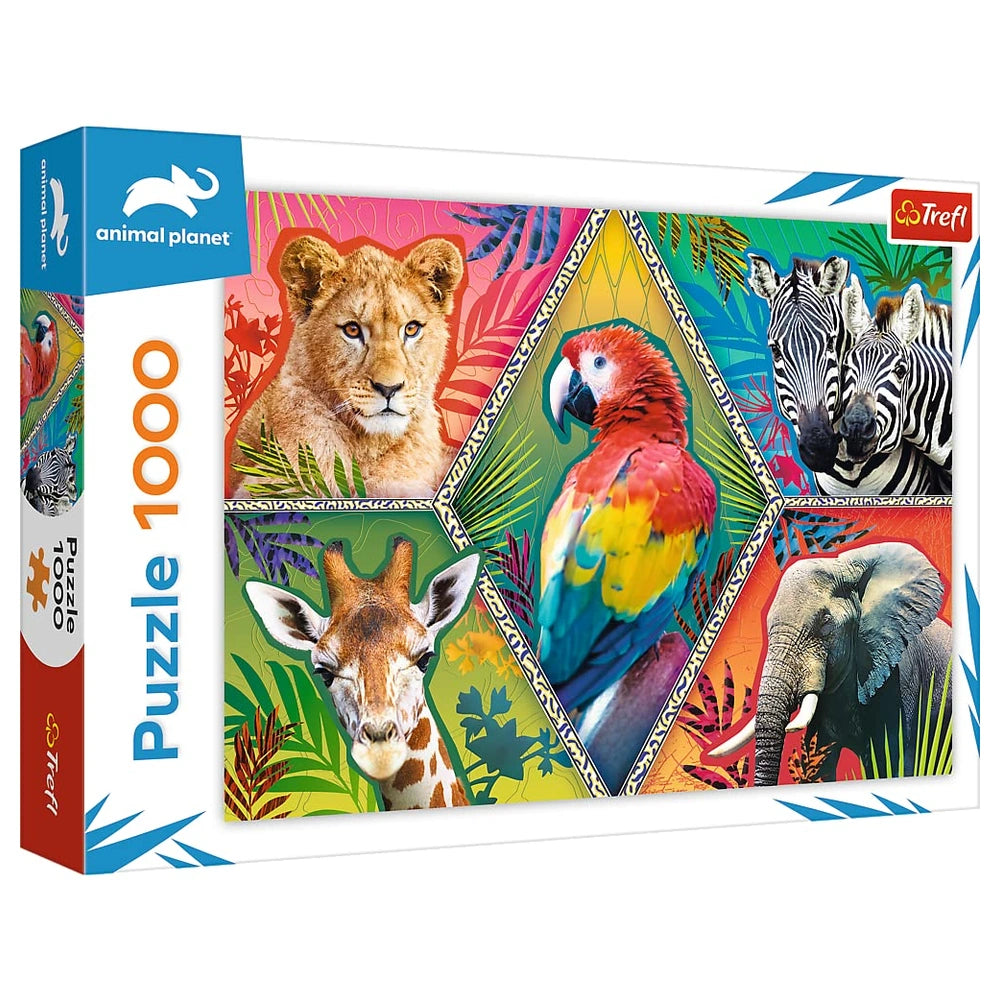 Trefl - 1000 Stukjes Puzzel - Puzzels - 14 - Exotische Dieren - TRF10671