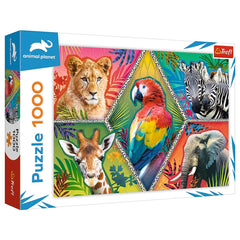 Trefl - 1000 Stukjes Puzzel - Puzzels - 14 - Exotische Dieren - TRF10671